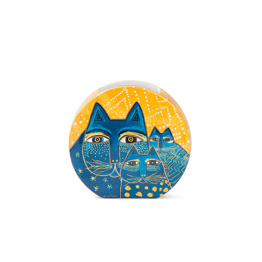 Vaso in ceramica decorata FANTASTIC FELINES LAUREL BURCH Egan