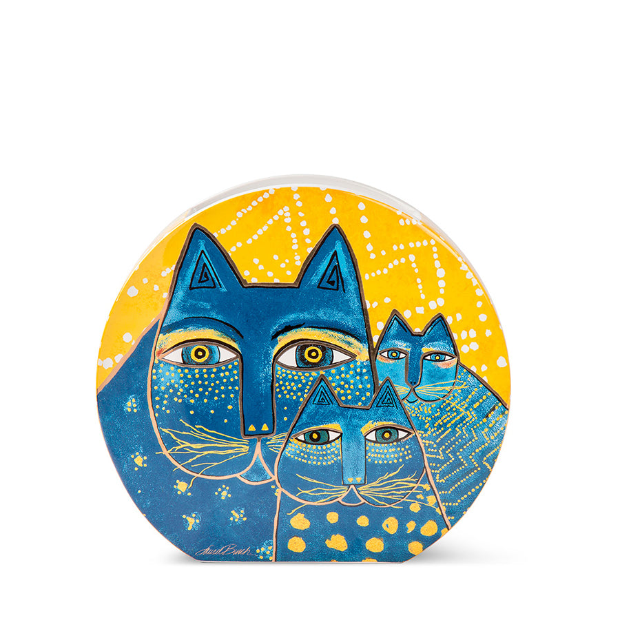 Vaso in ceramica decorata FANTASTIC FELINES LAUREL BURCH Egan