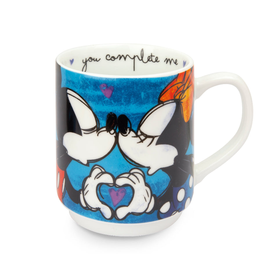Tazza Mug impilabile in porcellana decorata DISNEY "LOVE SWEET LOVE" Egan
