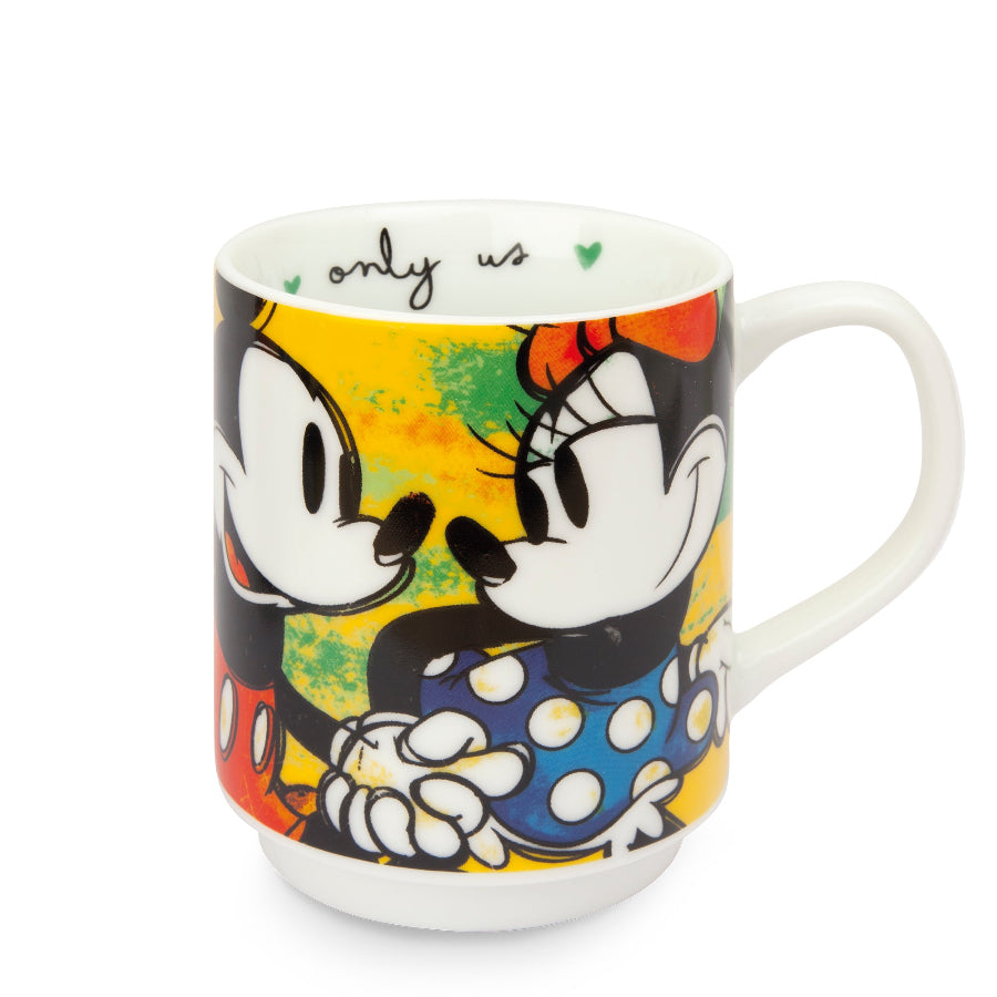 Tazza Mug impilabile in porcellana decorata DISNEY "LOVE SWEET LOVE" Egan