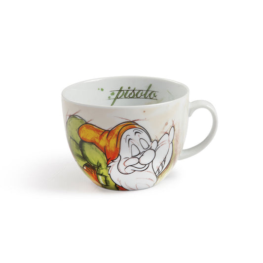 Tazza colazione in porcellana decorata I 7 NANI Egan