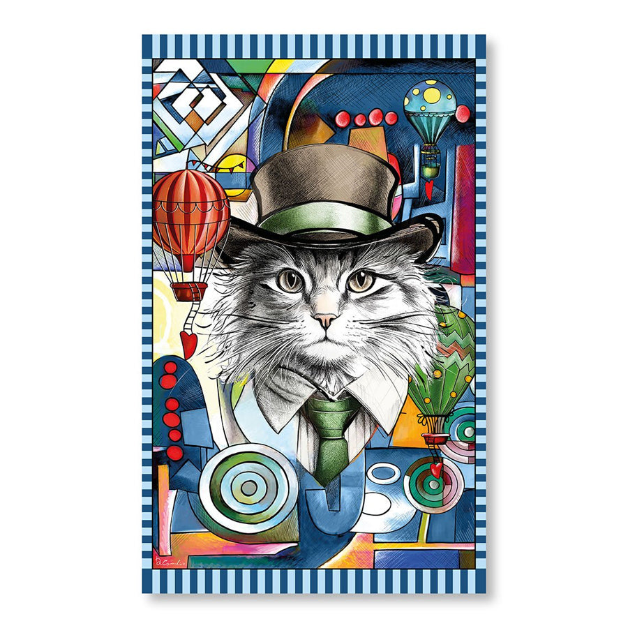 Pashmina/Pareo in poliestere stampato Gatto HUMAN ESSENCE Egan