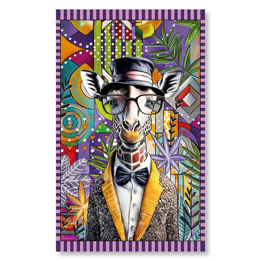 Pashmina/Pareo in poliestere stampato Giraffa HUMAN ESSENCE Egan