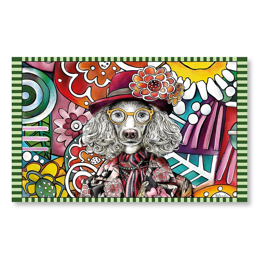 Pashmina/Pareo in poliestere stampato Mrs. Dog HUMAN ESSENCE Egan