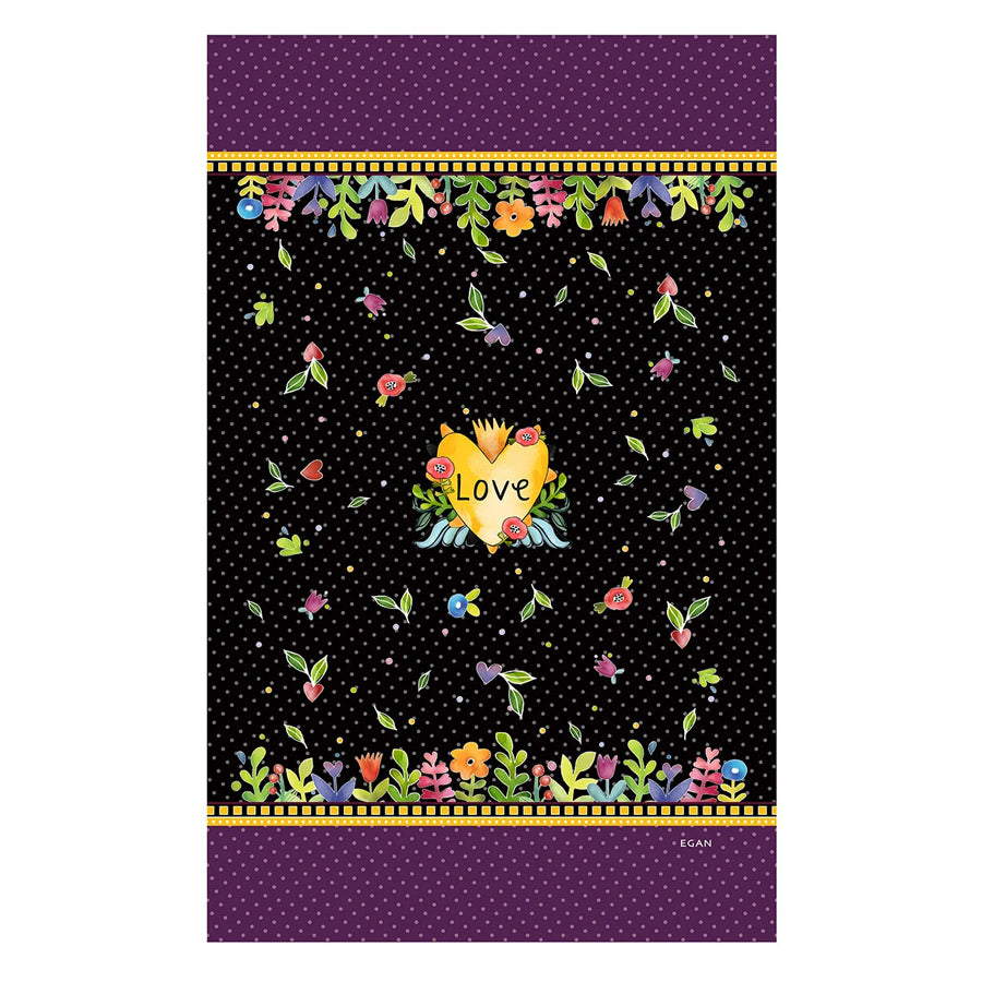 Pashmina/Pareo in poliestere stampato "LOVE" Egan