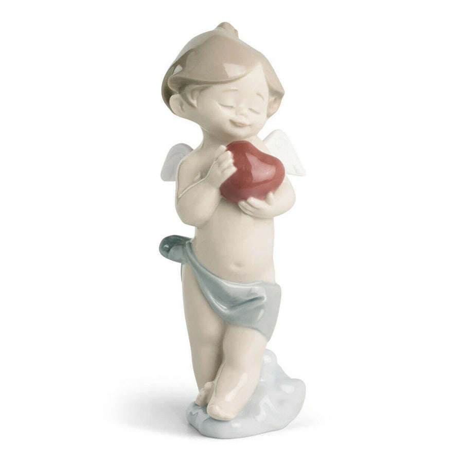 Scultura in porcellana spagnola "UN REGALO DAL CUORE" NAO by Lladró