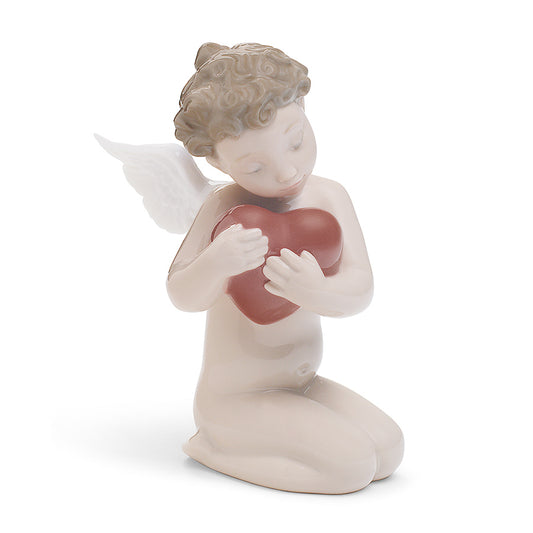 Scultura in porcellana spagnola "SEMPRE NEL MIO CUORE" NAO by Lladró