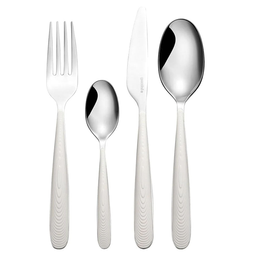 Set Posate 24 Pezzi in Acciaio Inox e plastica "JUST" Guzzini