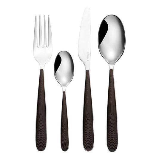 Set Posate 24 Pezzi in Acciaio Inox e plastica "JUST" Guzzini