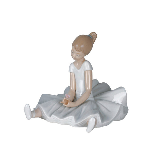 Scultura in porcellana spagnola "IL MIO PRIMO TUTU' "Nao by Lladrò
