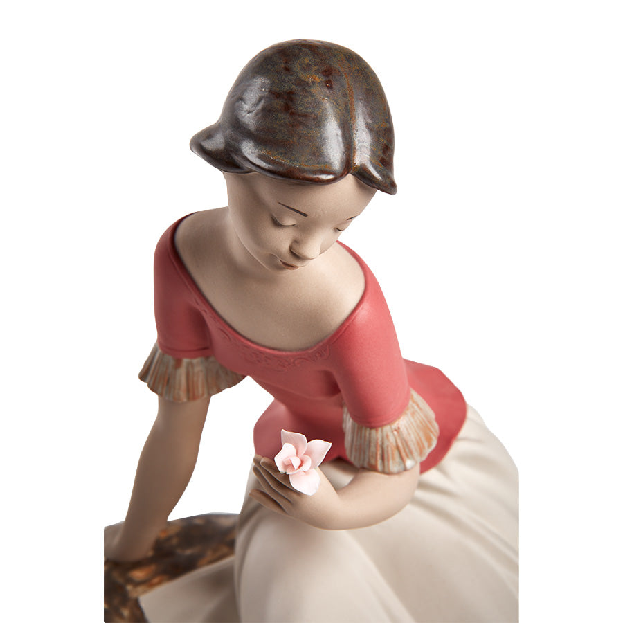 Scultura in porcellana spagnola "FIORE DI VITA" Nao by Lladrò