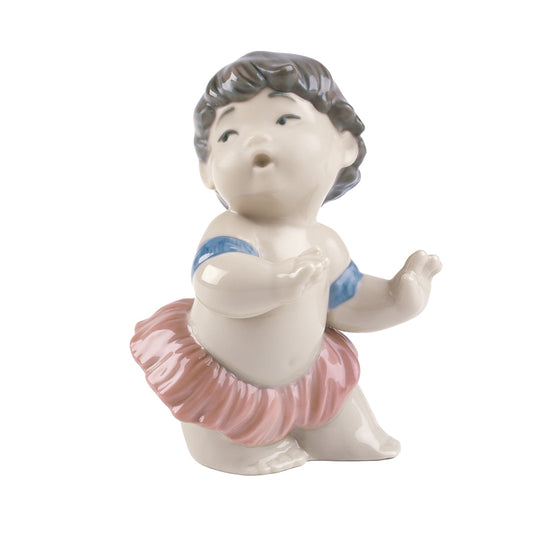Scultura in porcellana spagnola "RITMO HAWAIANO" Nao By Lladrò