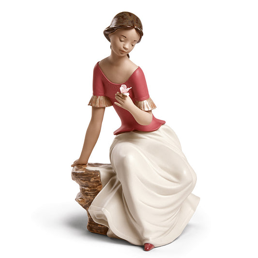 Scultura in porcellana spagnola "FIORE DI VITA" Nao by Lladrò