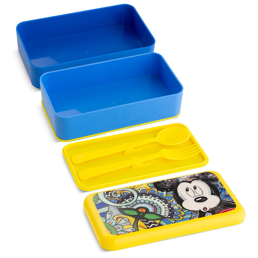 Lunch Box in materiale plastico Mickey Mouse DISNEY FOREVER & EVER Egan