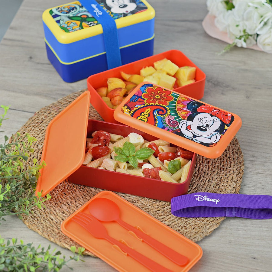 Lunch Box in materiale plastico Mickey Mouse DISNEY FOREVER & EVER Egan