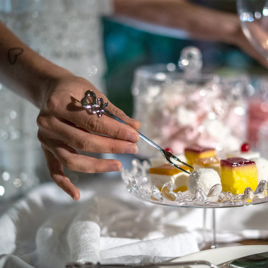 Set 6 Forchettine Aperitivo in acciaio “LOVE” Guzzini