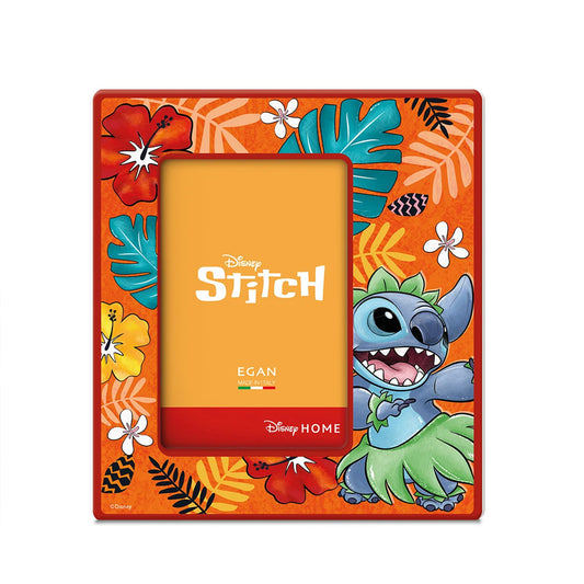 Portafoto in ceramica decorata STITCH ARANCIONE DISNEY Egan