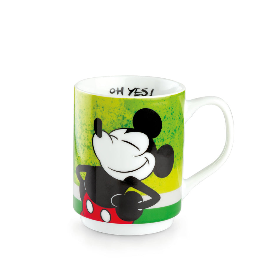 Mug impilabile Mickey Mouse I AM verde 350 ml Egan