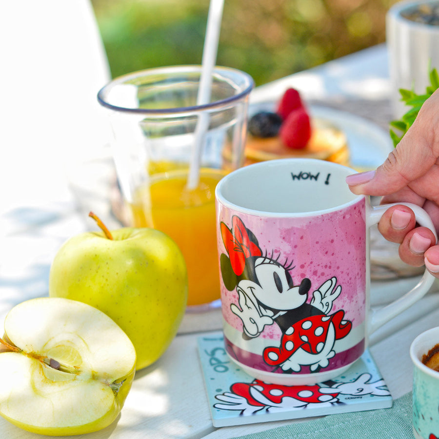Mug impilabile Minnie Mouse I AM rosa 350 ml Egan, vista 2