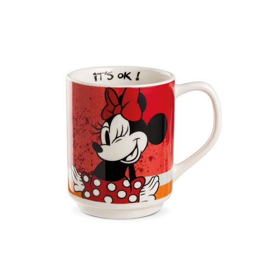 Mug impilabile Minnie Mouse I AM rosso 350 ml Egan