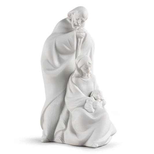 Scultura in porcellana spagnola "E' NATO UN BAMBINO" Versione bianca NAO by Lladro