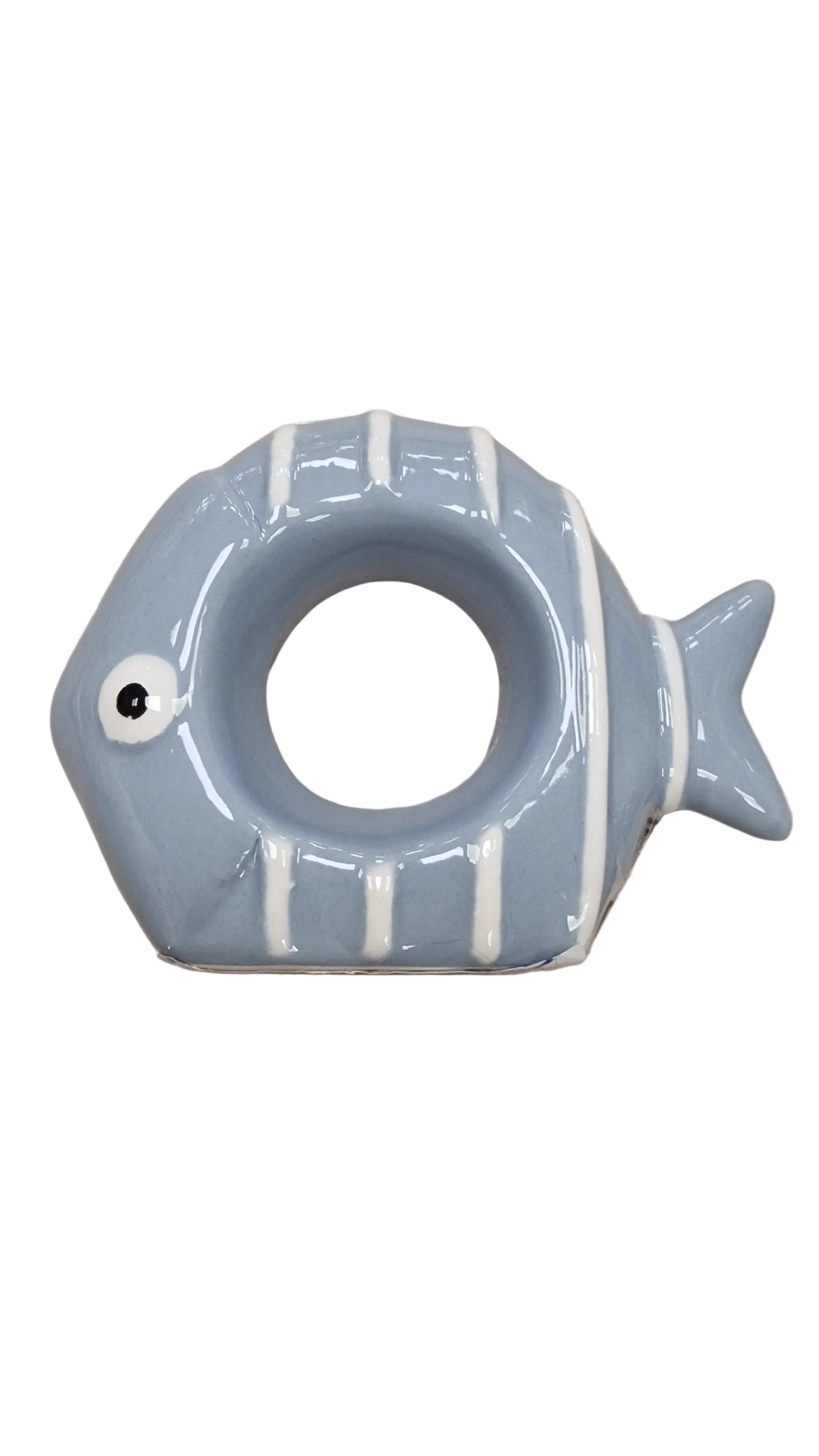Legatovaglioli in ceramica decorata Egan ACQUA DI MARE