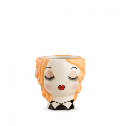 Vaso in ceramica decorata GAIA "LE PUPAZZE" Egan