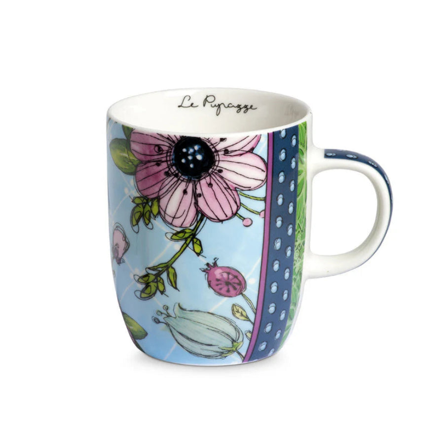 Tazza Mug in porcellana decorata "LE PUPAZZE" Egan
