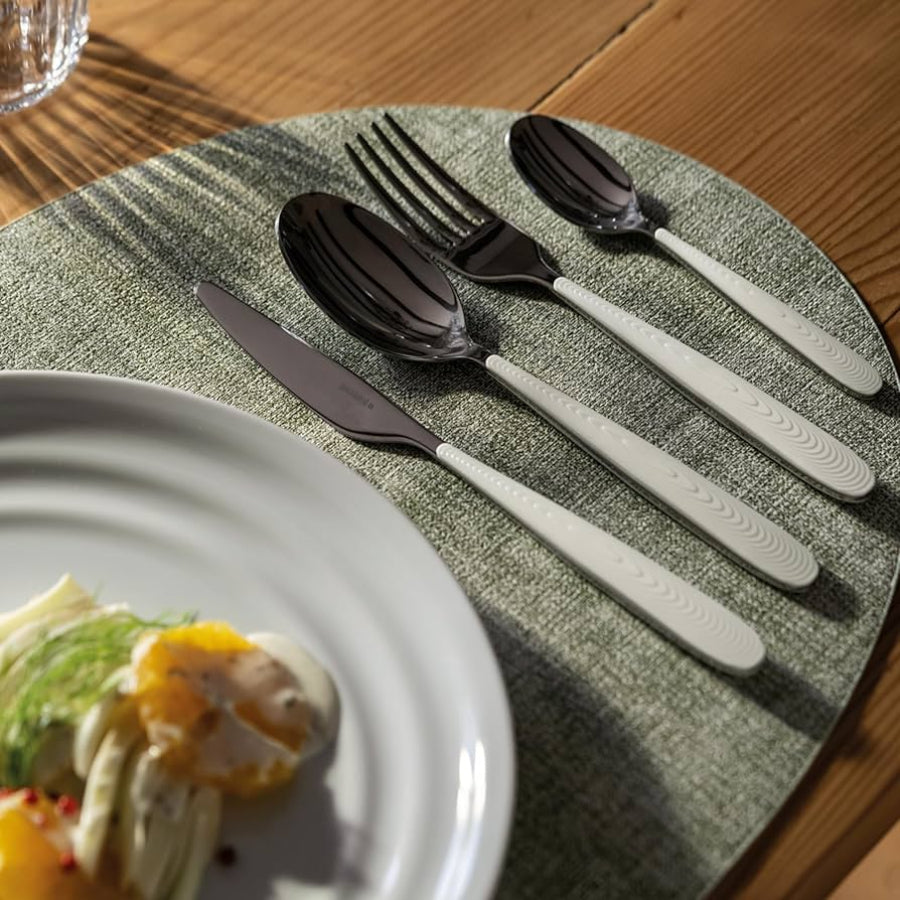 Set Posate 24 Pezzi in Acciaio Inox e plastica "JUST" Guzzini