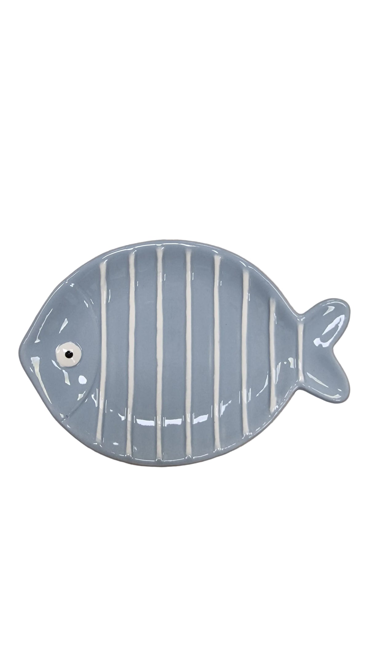 Piatto ovale in ceramica decorata Egan ACQUA DI MARE