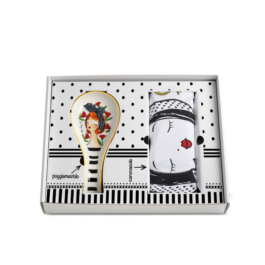 Set canovaccio e poggiamestolo Le Pupazze Egan