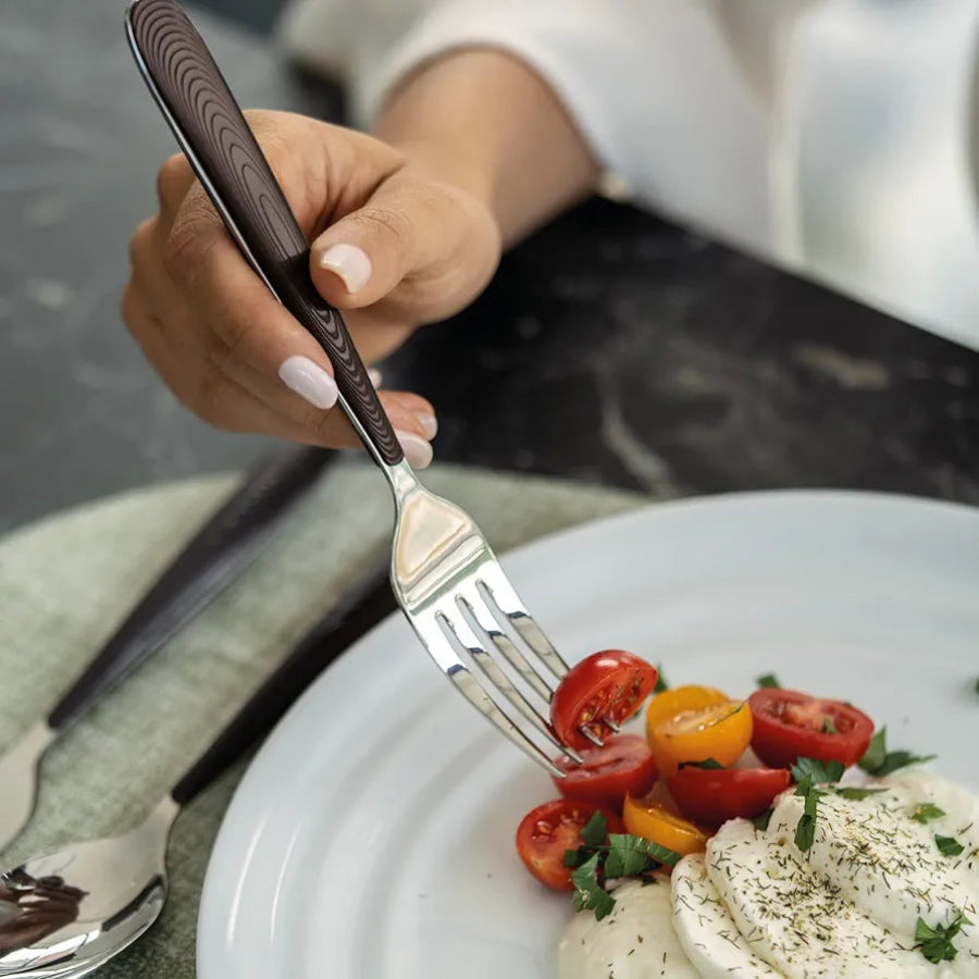 Set Posate 24 Pezzi in Acciaio Inox e plastica "JUST" Guzzini
