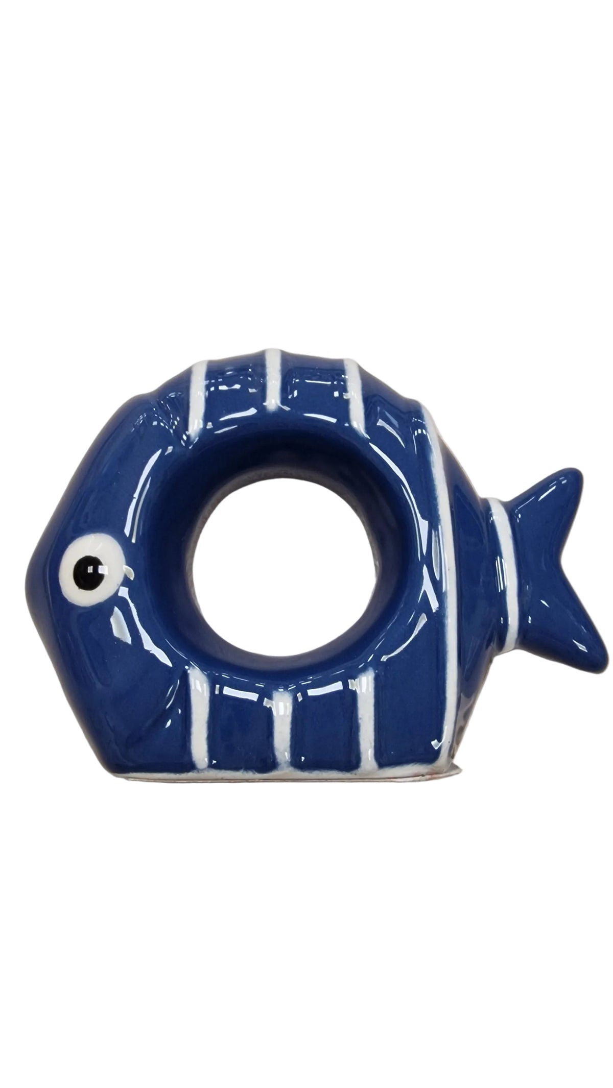 Legatovaglioli in ceramica decorata Egan ACQUA DI MARE