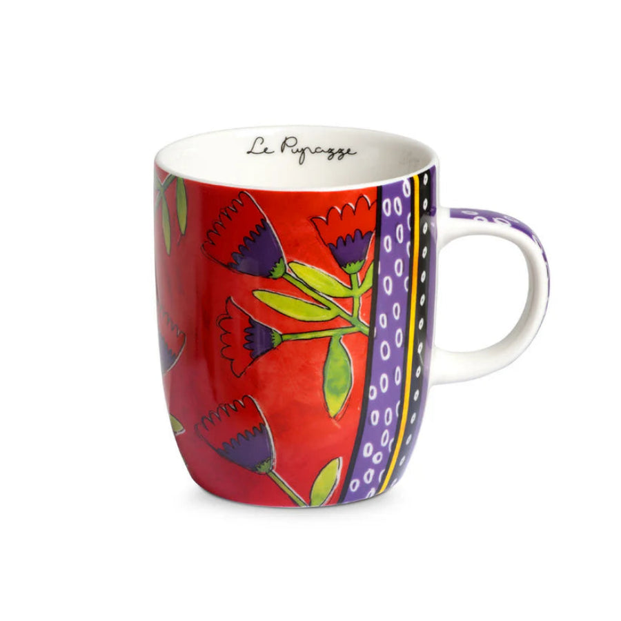 Tazza Mug in porcellana decorata "LE PUPAZZE" Egan