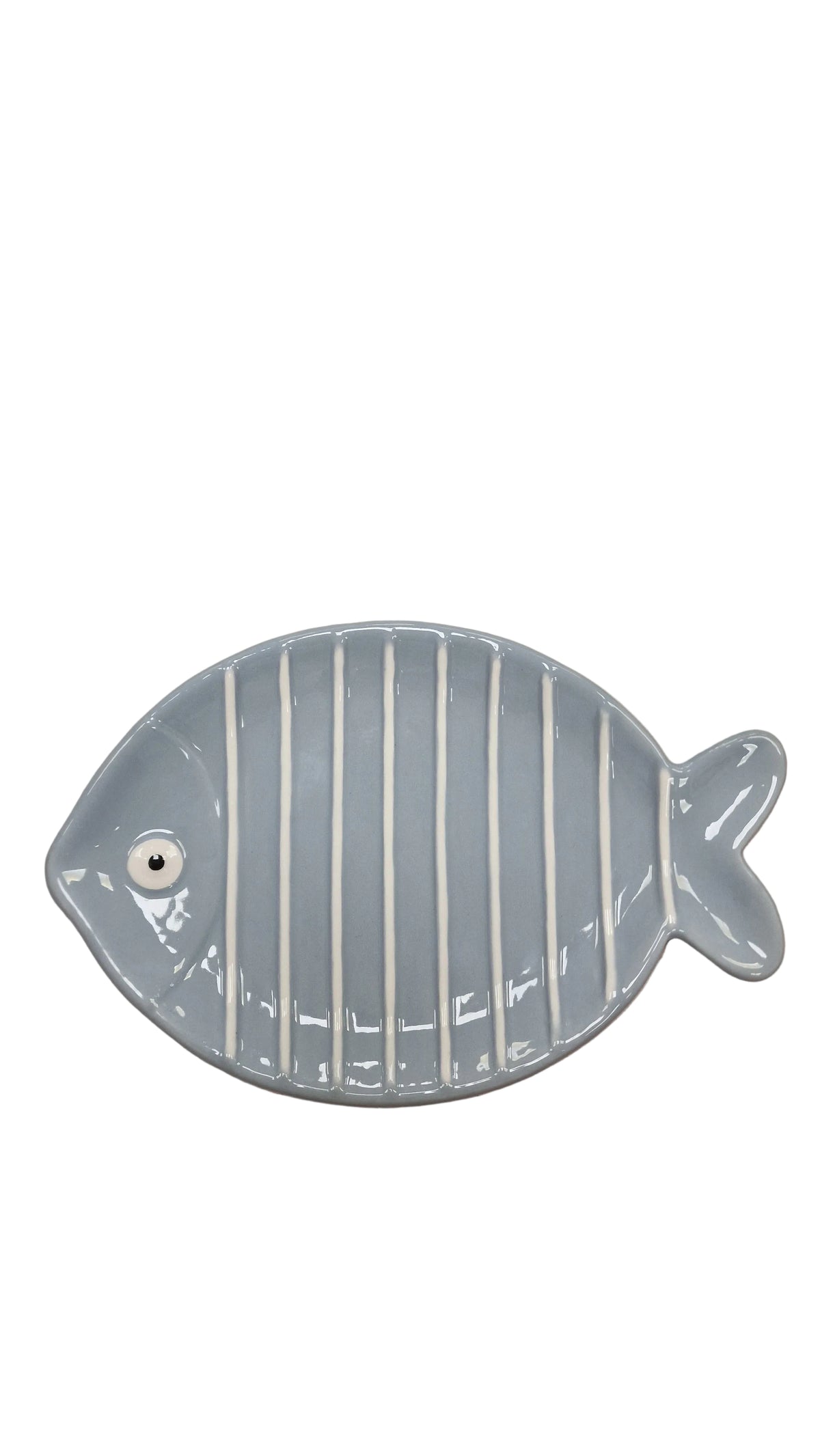 Piatto ovale in ceramica decorata Egan ACQUA DI MARE