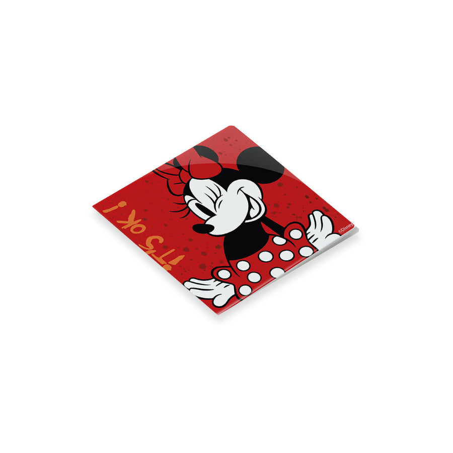 Sottobicchiere singolo Minnie Mouse I AM rosso Egan