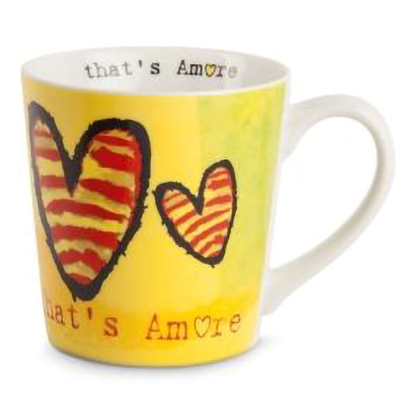 Tazza mug in porcellana ml 350 Egan That's amore