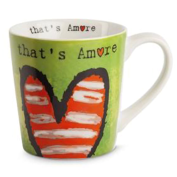 Tazza mug in porcellana ml 350 Egan That's amore