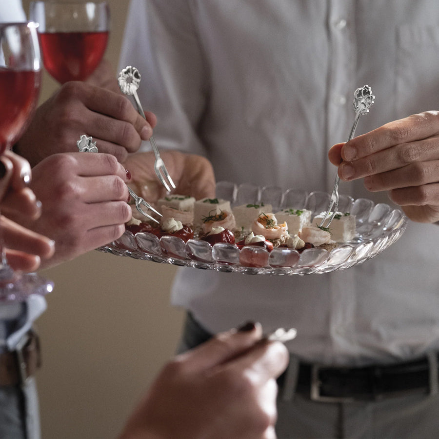 Set 6 Forchettine Aperitivo in acciaio “LOVE” Guzzini