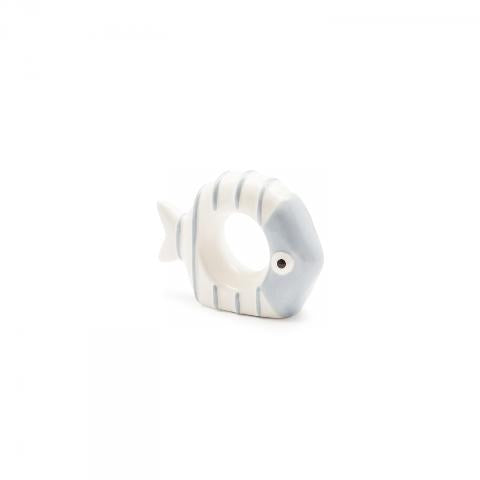 Legatovaglioli in ceramica decorata Egan ACQUA DI MARE