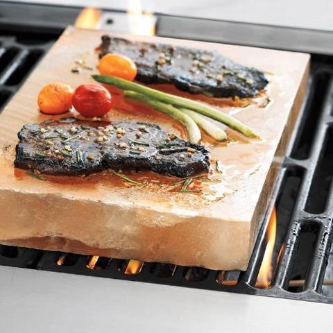 Piastra rettangolare di sale rosa del Pakistan Kuchenprofi BBQ