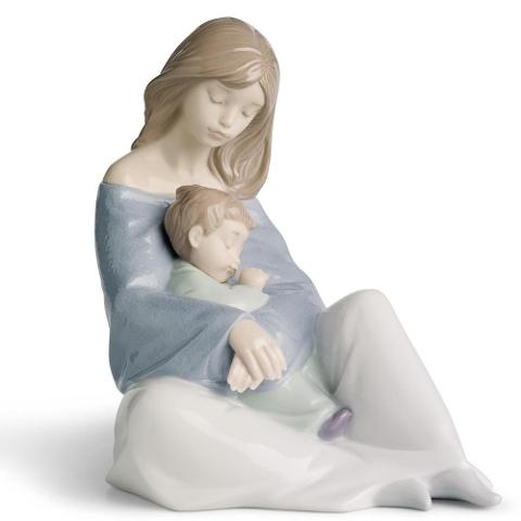 Scultura in porcellana spagnola Nao by Lladro IL LEGAME PIU' FORTE