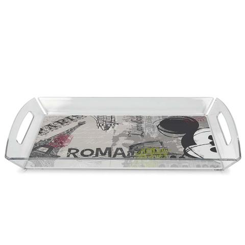 Vassoio in plexiglass con tovaglietta plastificata Egan MICKEY MOUSE CITY