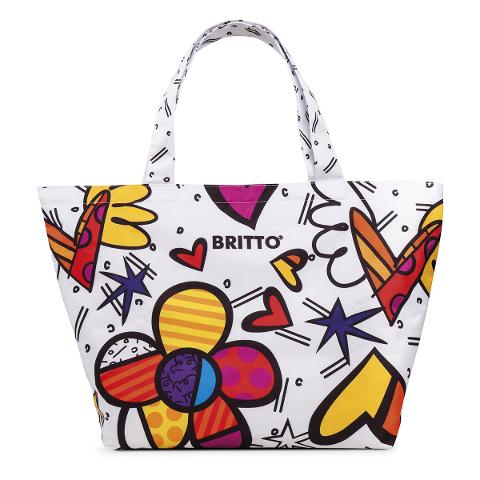 Borsa in poliestere decorato Egan BRITTO ICON